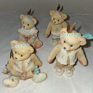 Cherished teddies Indian beers lot of 4